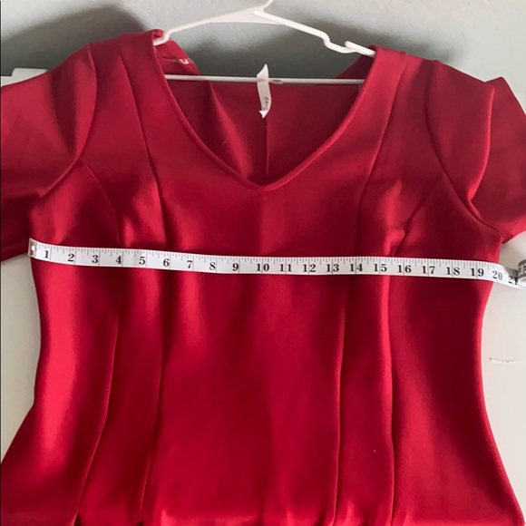 NWT 1x red plus size dress - Picture 7 of 8